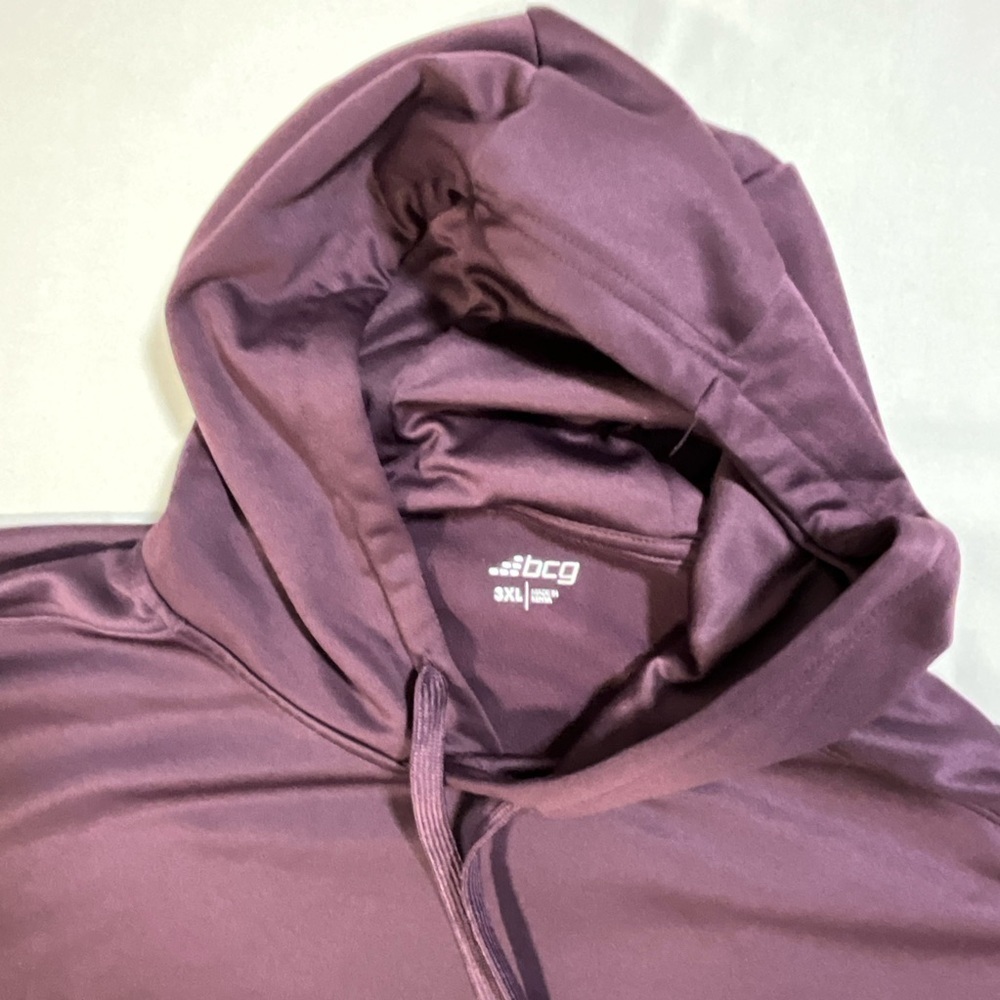 BCG Hoodie Size 3XL Purple long sleeve - Picture 2 of 8